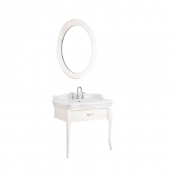 Kale Victorian 90 cm Banyo Dolabı ( 3 delikli lavabo )